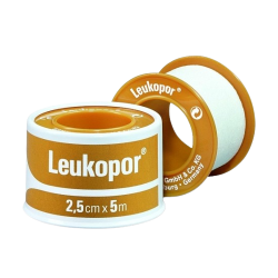  Leukopor Ragtapasz rzkeny brre 2,5 cm  5 m
